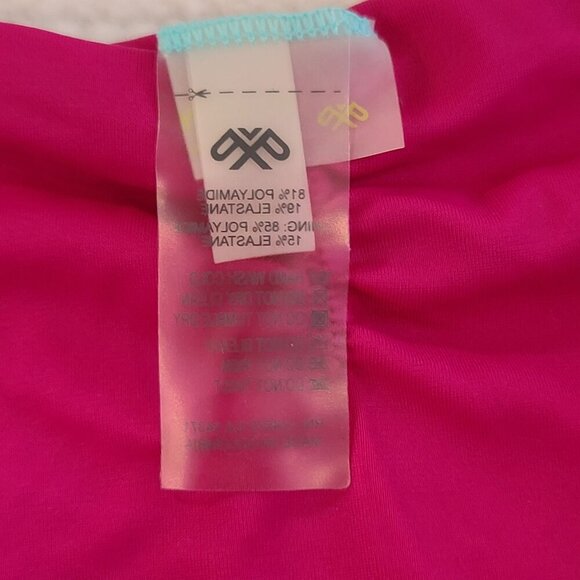 PilyQ Barcelona Women's Reversible Teeny Bikini‎ Bottoms Large Aqua & Pink - Picture 5 of 6